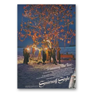 1979 Smirnoff Vodka Print Ad | Trimming Tree