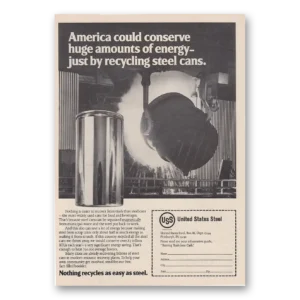 1979 United States Steel Print Ad | America Conserve