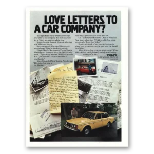 1979 Volvo Print Ad | Love Letters