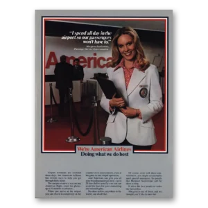 1980 American Airlines Print Ad | Margaret Sangemino