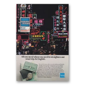 1980 American Express Print Ad | Straighten