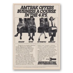 1980 Amtrak Print Ad | 4rs