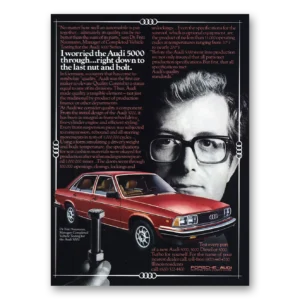 1980 Audi 5000 Print Ad | Dr Fritz Naumann