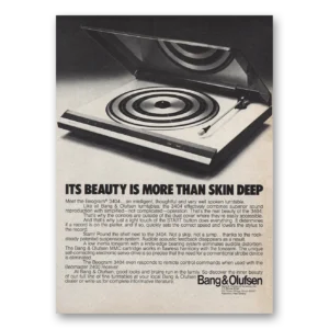 1980 Bang and Olufsen Print Ad | Skin Deep