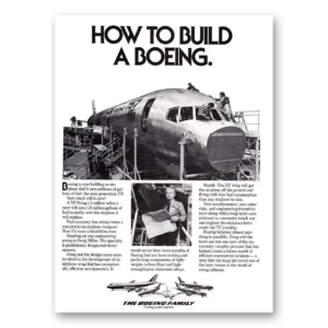 1980 Boeing Print Ad | Build A Boeing