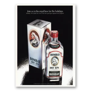 1980 Bombay Gin Print Ad | Royal Box Holidays