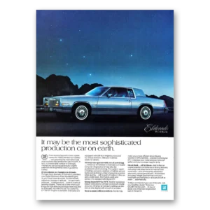 1980 Cadillac Eldorado Print Ad | Sophisticated
