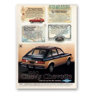 1979 Chevrolet Chevette Print Ad | Base Price
