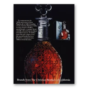 1980 Christian Brothers Print Ad | 300th Anniversary