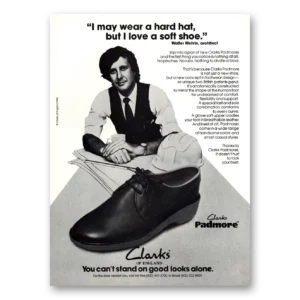 1980 Clarks Shoes Print Ad | Pedmore Shoes