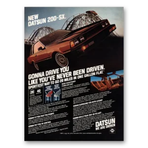 1980 Datsun 200SX Print Ad | Gonna Drive