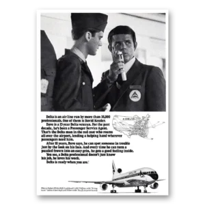 1980 Delta Air Lines Print Ad | David Kessler