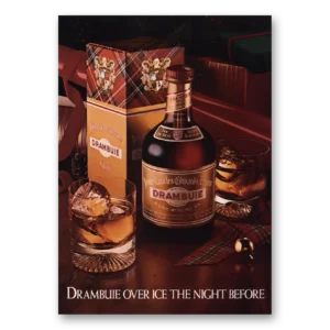 1980 Drambuie Print Ad | Night Before