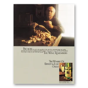 1980 Ernest & Julio Gallo Print Ad | Cork Guardian