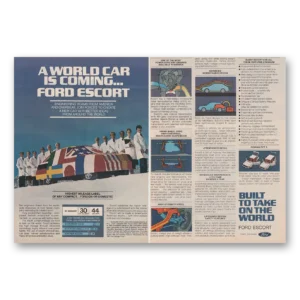 1980 Ford Escort Print Ad | World Car