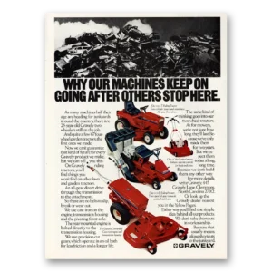 1980 Gravely Print Ad | Others Stop