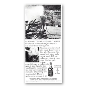 1980 Jack Daniels Print Ad | Burning Tennessee