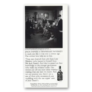 1980 Jack Daniels Print Ad | Our Retirees