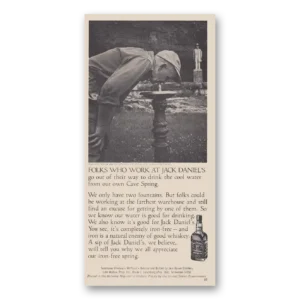 1980 Jack Daniels Print Ad | Folks Who Work