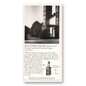 1980 Jack Daniels Print Ad | Time Just Waiting