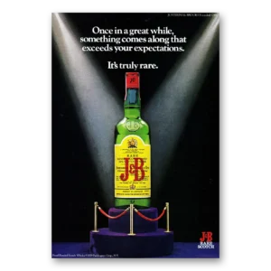 1980 J&B Scotch Whisky Print Ad | Great While