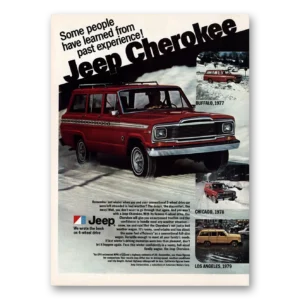 1980 Jeep Cherokee Print Ad | Past Experience