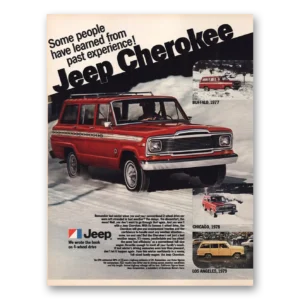 1980 Jeep Cherokee Print Ad | Past Experience
