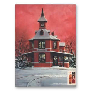 1980 Johnnie Walker Red Label Print Ad | Coming Home