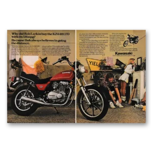 1980 Kawasaki Motorcycles Print Ad | Kz440ltd