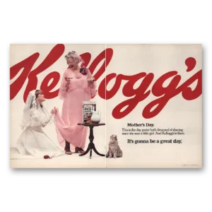 1980 Rice Krispies Cereal Print Ad | Mothers Day