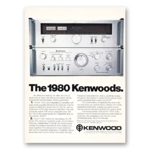 1978 Kenwood Print Ad | The 1980 Kenwoods