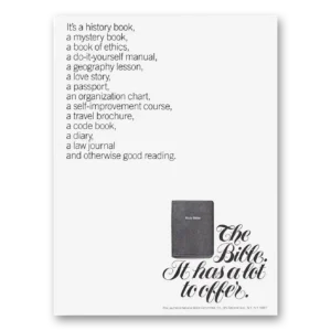 1980 Laymens National Bible Committee Print Ad | Lot To Offer