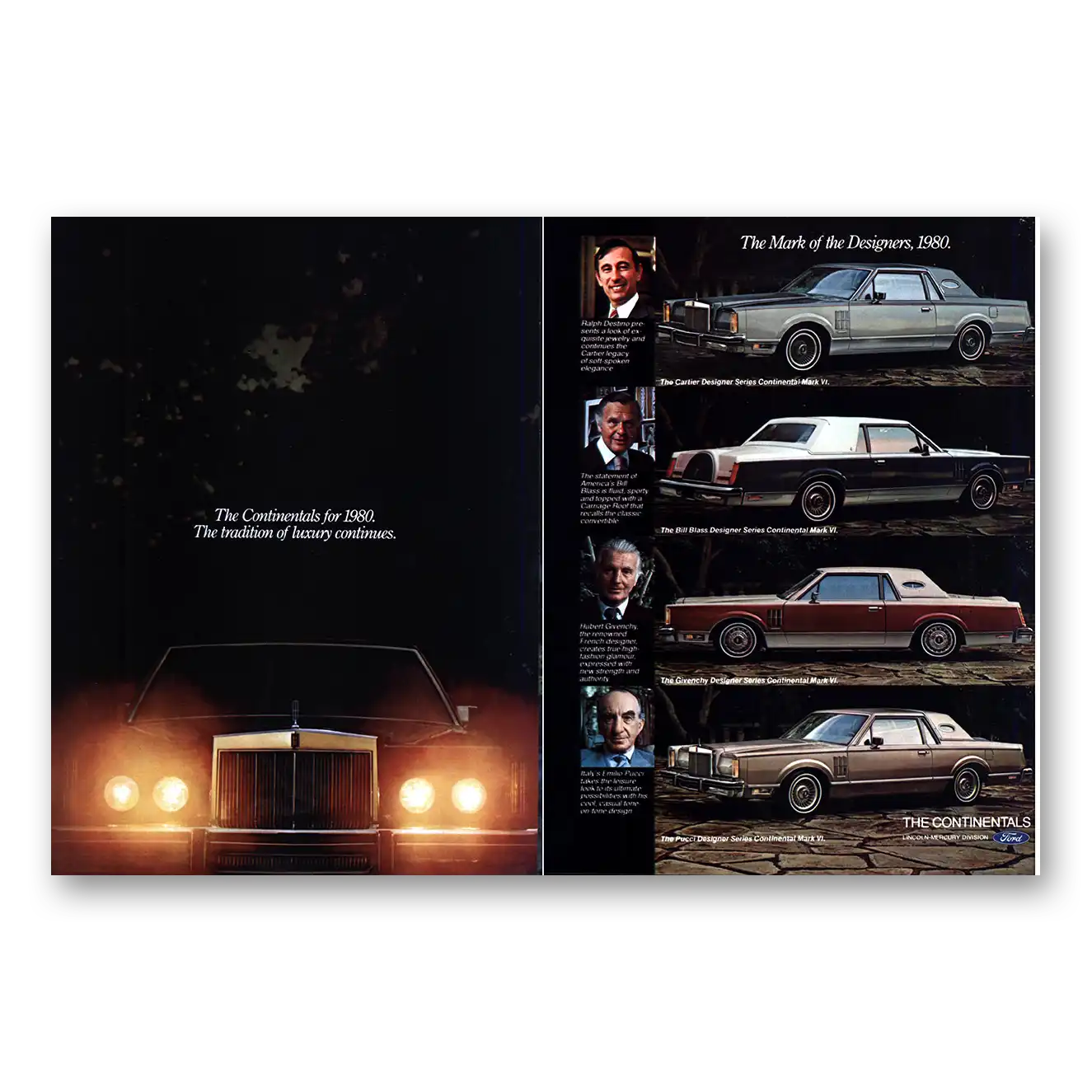 1979 Lincoln Continental Print Ad | Luxury Continues