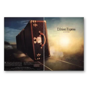 1980 Louis Vuitton Print Ad | L'orient Express