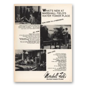 1980 Marshall Field Water Tower Place Print Ad | Whats New