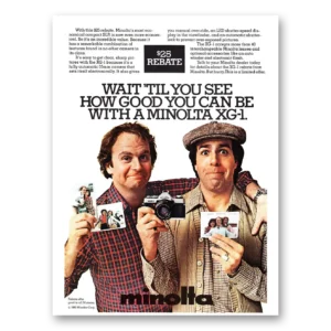 1980 Minolta Camera Print Ad | Xg1