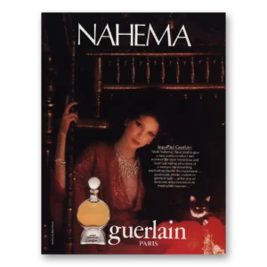 1980 Nahema Perfume Print Ad | Most Mysterious Most Fascinating