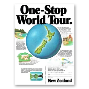 1980 New Zealand Print Ad | One Stop