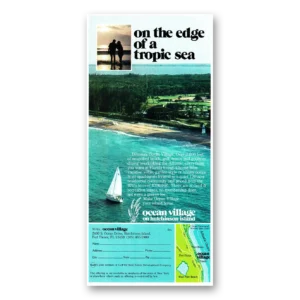 1980 Ocean Village Hutchinson Island Print Ad | On Edge