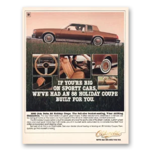 1980 Oldsmobile Delta 88 Print Ad | Holiday Coupe
