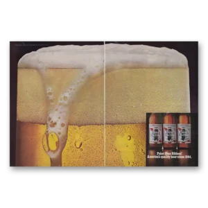 1980 Pabst Blue Ribbon Beer Print Ad | Quality Beer