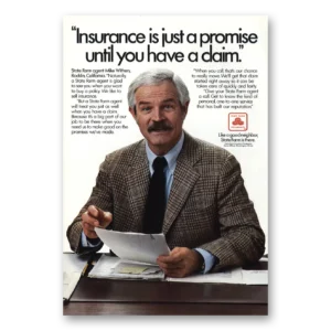 1980 State Farm Insurance Print Ad | State Farm