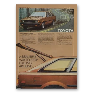 1980 Toyota Corolla Liftback Print Ad | Fueling Around