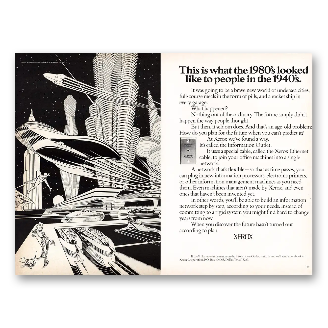 1980 Xerox Print Ad | Looked Like People