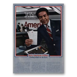 1981 American Airlines Print Ad | Chuck Waters