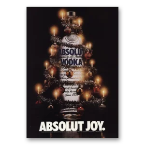 1981 Absolut Vodka Print Ad | Joy
