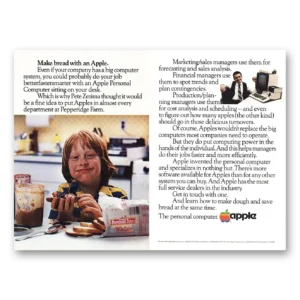 1981 Apple Computer Print Ad | Make Bread