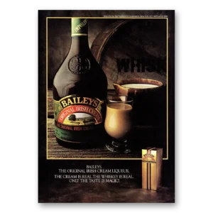 1981 Bailys Irish Cream Print Ad | Liqueur