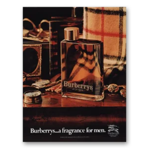 1981 Burberry Print Ad | Fragrance Men