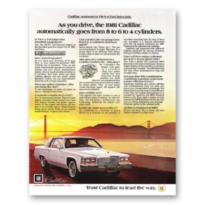 1980 Cadillac Print Ad | Golden Gate